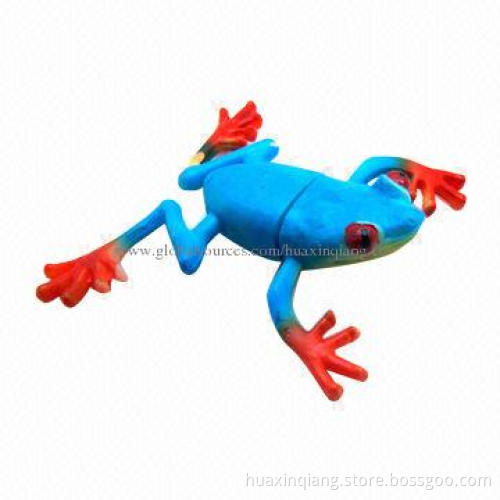 Animal-shaped USB Flash Drive, 128MB-64GB Capacities, Logo Design, Accept OEM/ODM Orders